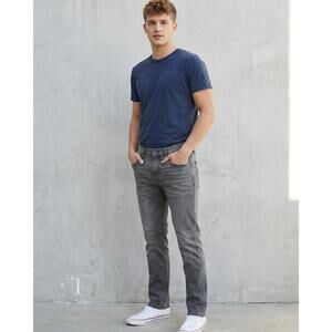 City‎ Streets Men’s Slim Stretch Gray Denim Jeans Size 34x30